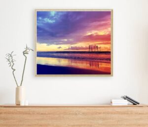 ocean city pier remnants in dining room - Carrie Stewart